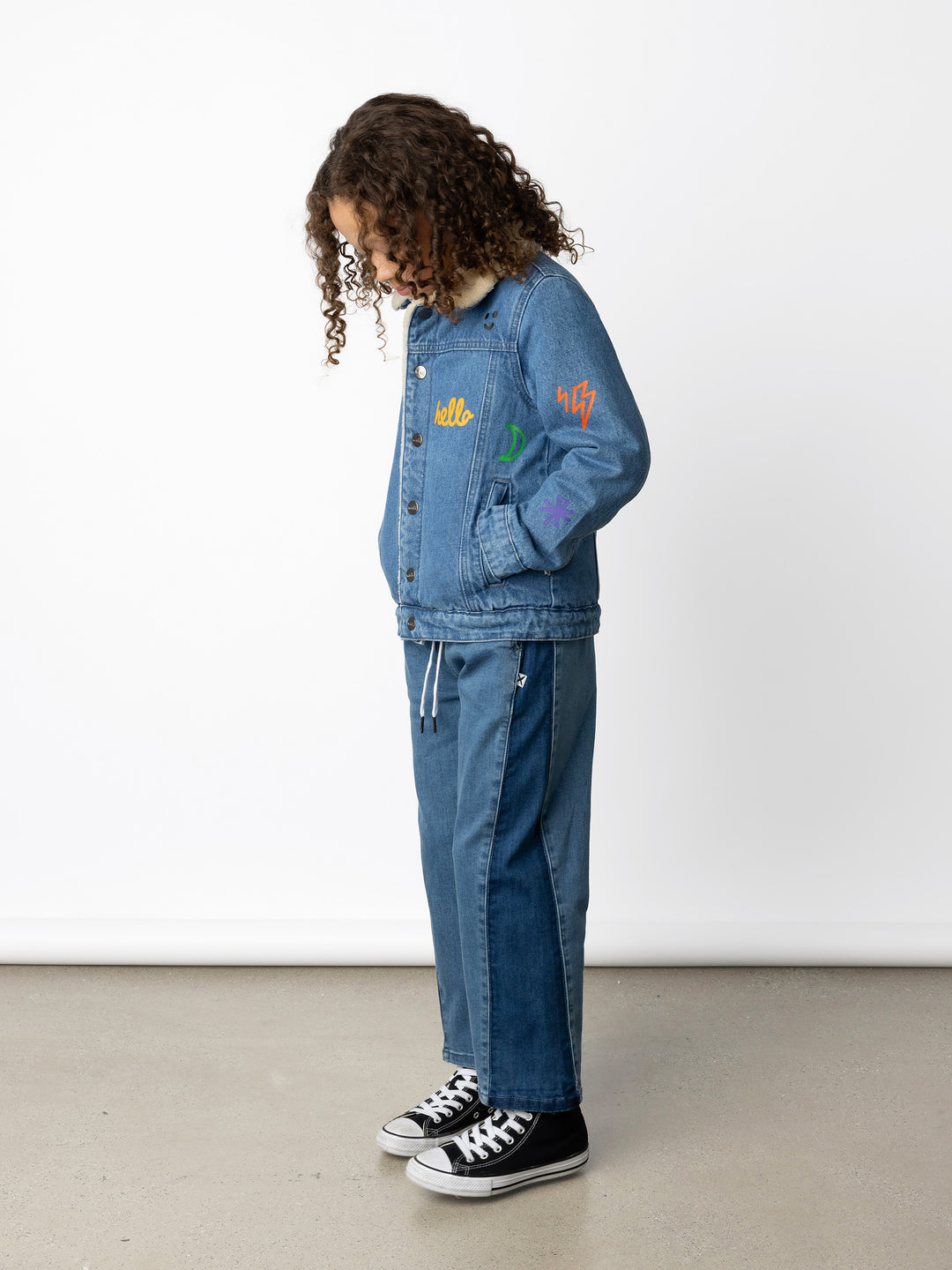 Minti Emblem Denim Jacket
