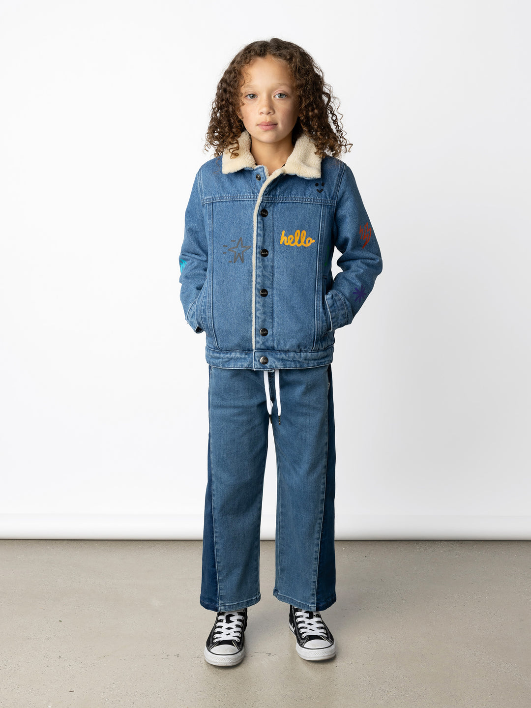 Minti Emblem Denim Jacket