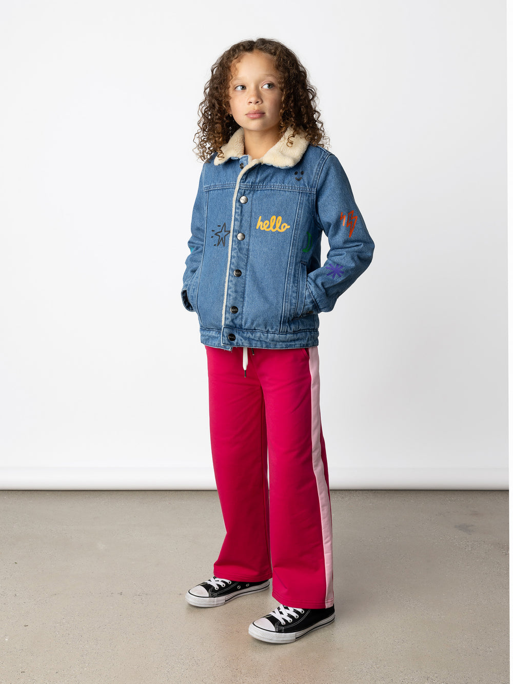 Minti Wide Leg Panel Trackies