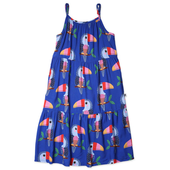 Minti Icecream Toucan Midi Woven Dress