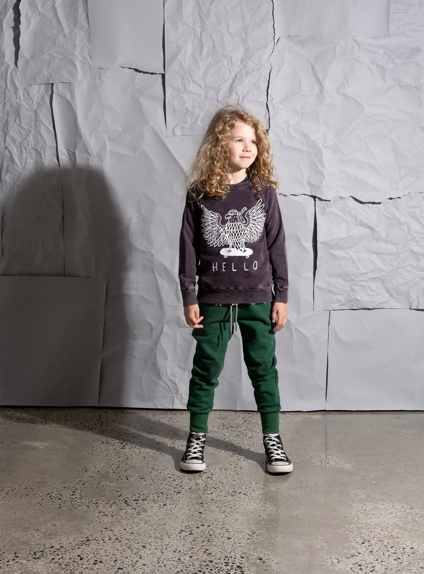 Minti Hello Circle Furry Trackies