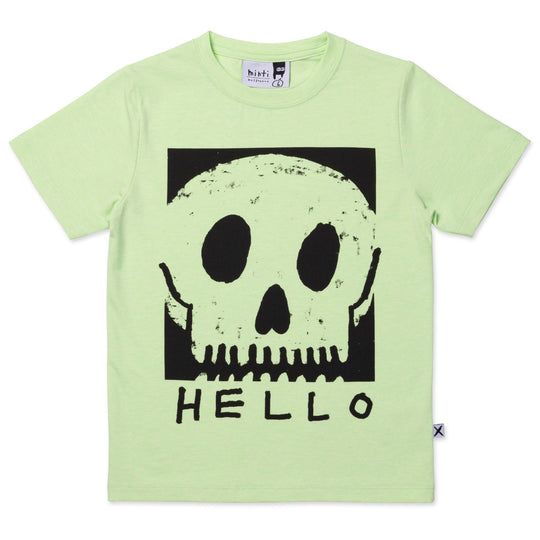 Minti Square Skull Tee