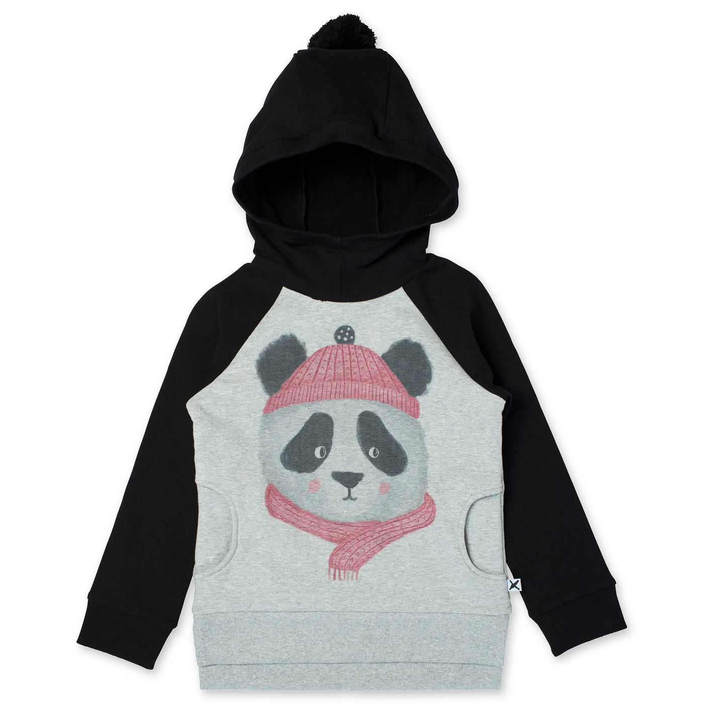 Minti Warm Panda Furry Hood