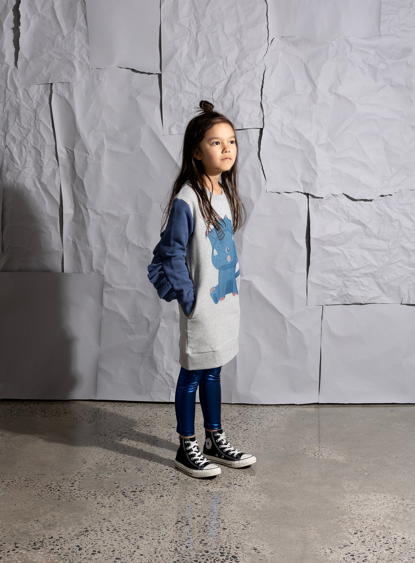 Minti Magical Dino Furry Dress
