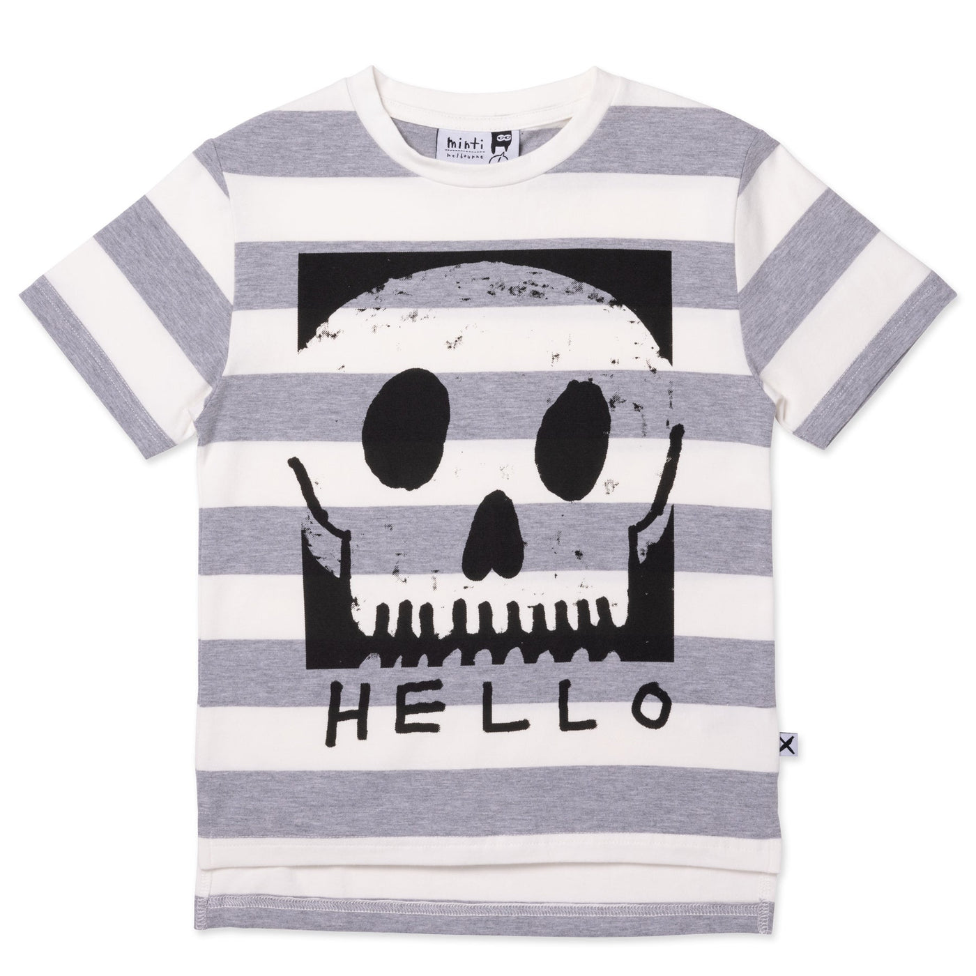 Minti Square Skull Tee