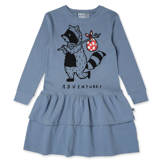 Minti Wandering Raccoon Dress