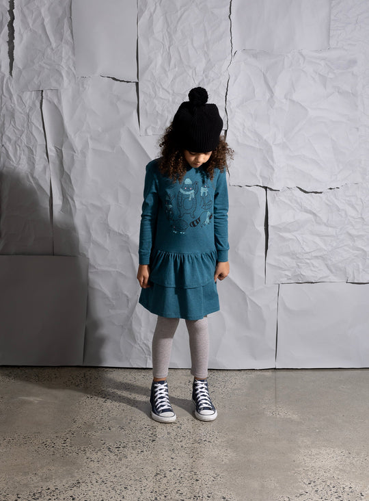 Minti Warm Forest Friends Dress