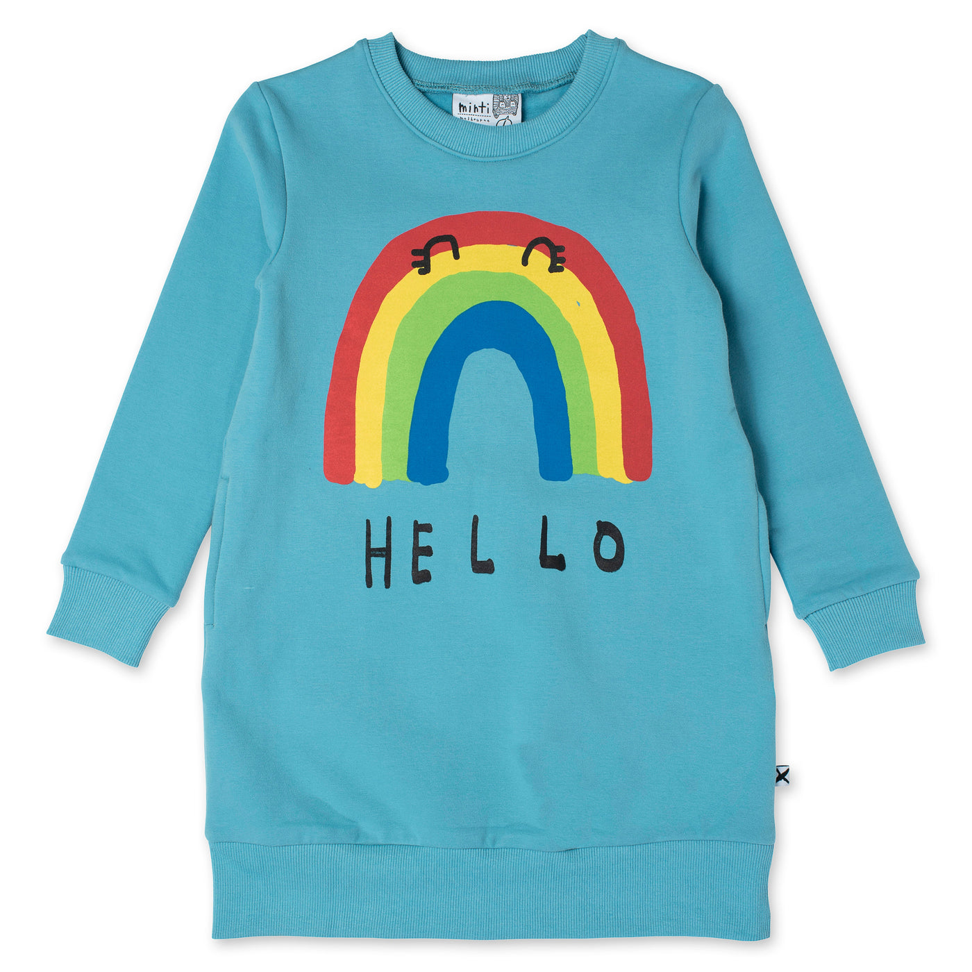 Minti Hello Bye Rainbow Furry Dress