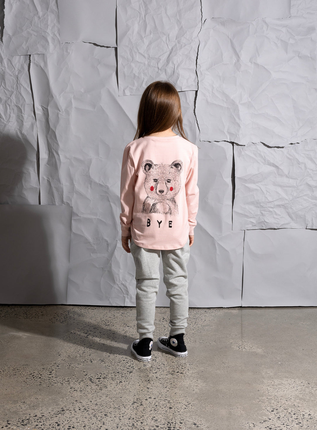 Minti Hello Bye Bunny Bear Tee