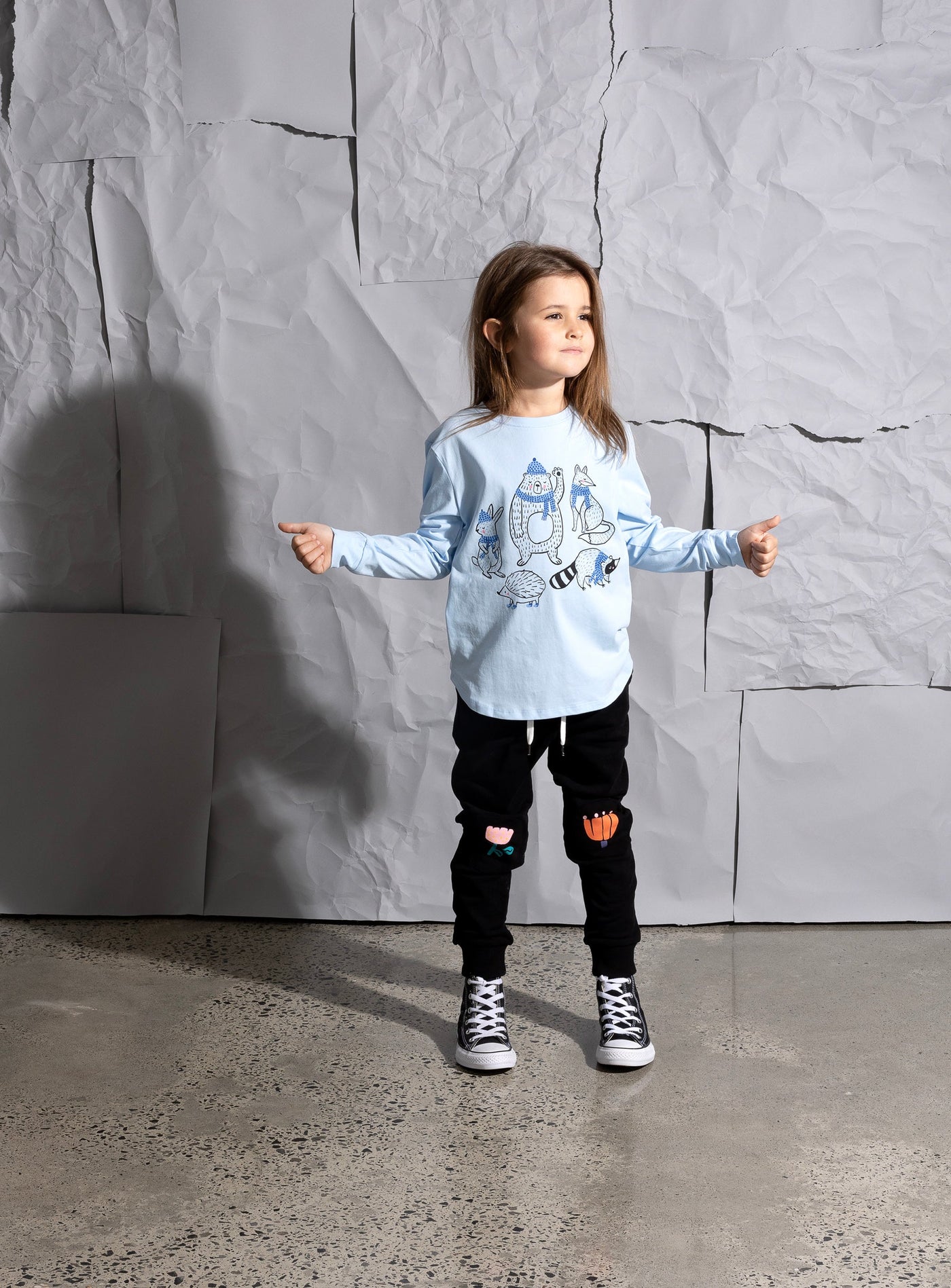 Minti Flower Patch Furry Trackies
